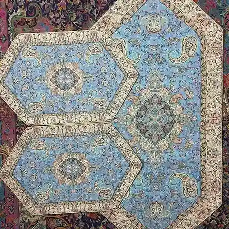 ست پذیرایی ترمه طرح چهل نگار
