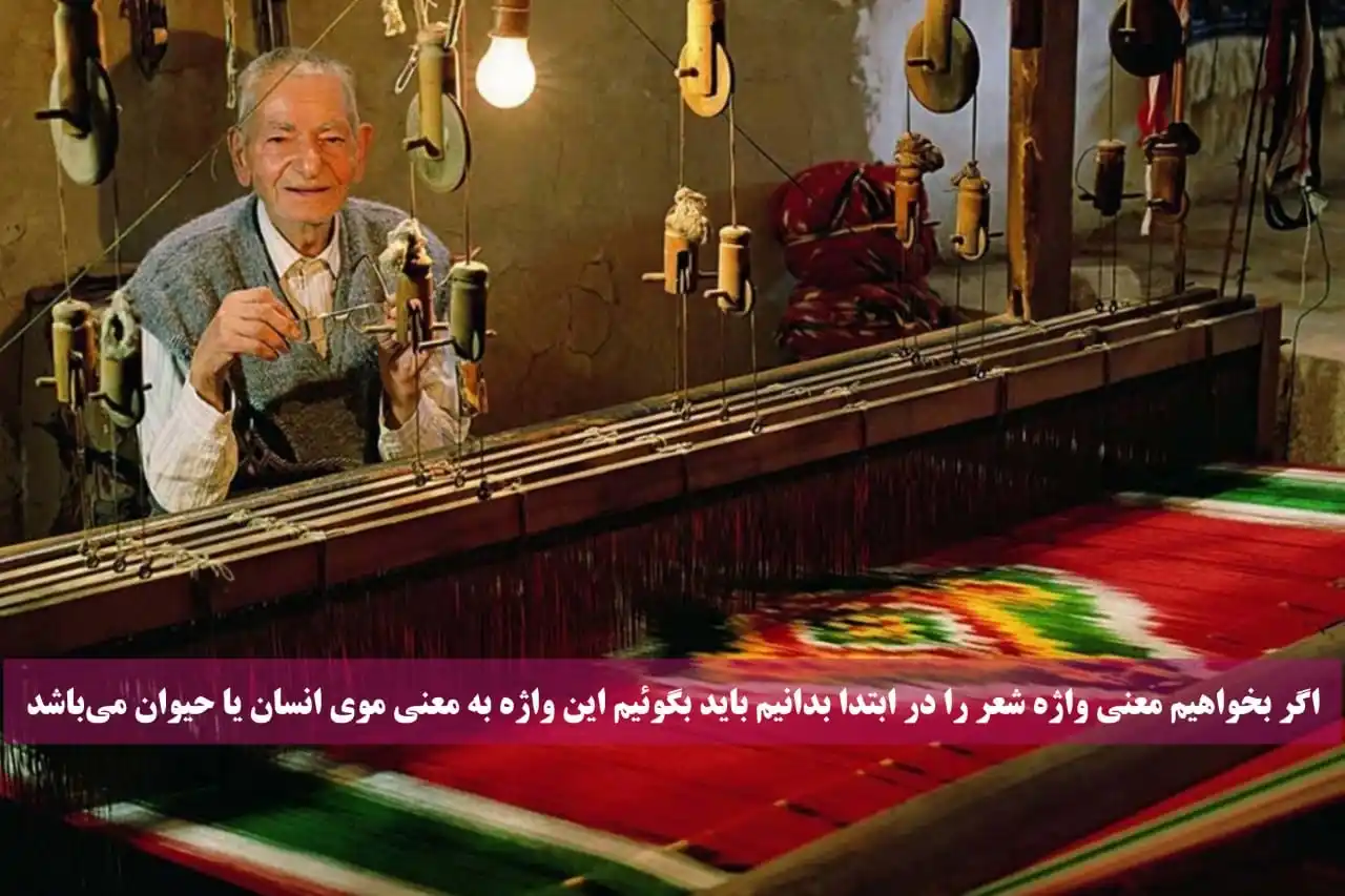 شعربافی عمدتا در شهرهای کویری مثل یزد و کاشان رایج است.